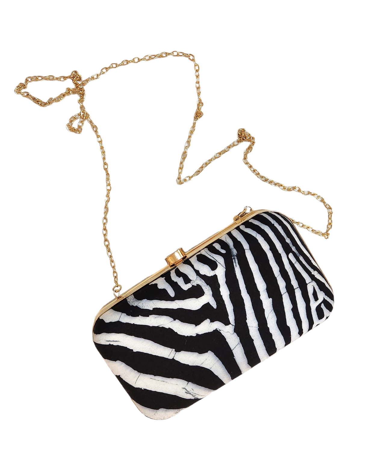CL0005 - Black & White Clutch Bag | Ceylon Batik | Hand Crafted| Accessories| Clutch Bag | Party Wear