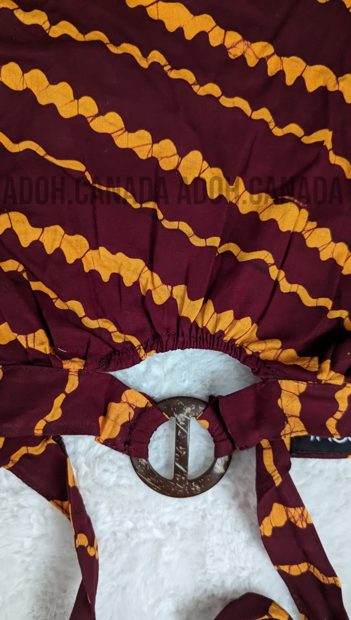 CC0514 - Maroon and orange designed crop Top Batik | Ceylon Batik | Hand Made | Summer Collection | Cotton Dress | Summer wear