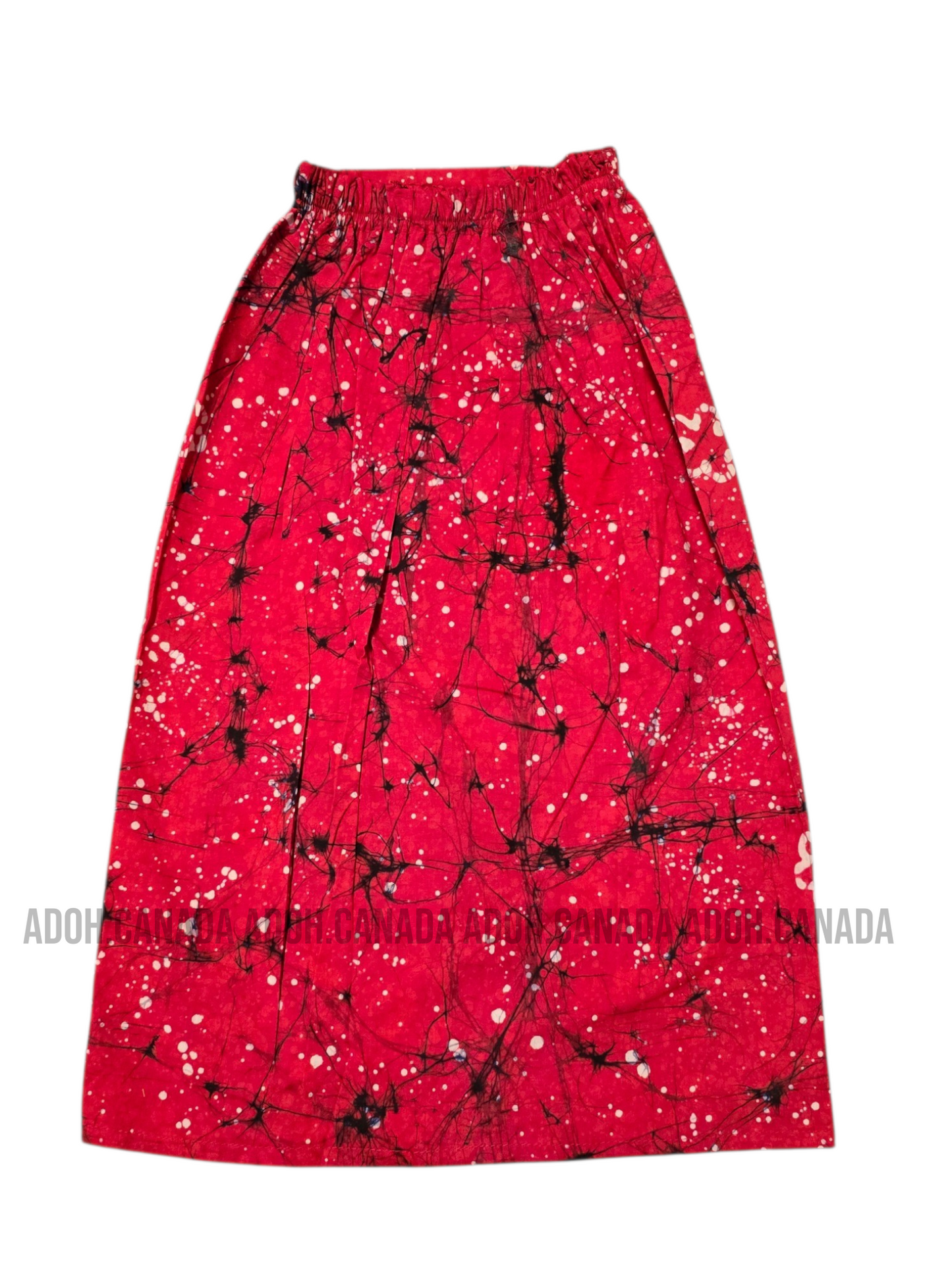 KSA1600 - Hot pink with black cracks designed sarong| Ceylon Batik | Hand Made | Kid's Collection | Cotton Sarong| Summer Wear | Cultural