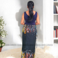 LU1235 - Black with Multi color designed Batik Lungi Skirt |Ceylon Batik | Hand Made | Summer Collection | Cotton Batik Lungi | Traditional Collection
