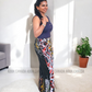 LU1235 - Black with Multi color designed Batik Lungi Skirt |Ceylon Batik | Hand Made | Summer Collection | Cotton Batik Lungi | Traditional Collection