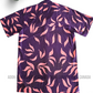 SH1149 -Dark Red with black designed Batik Shirt | Ceylon Batik | Hand Made | Men's Collection | Cotton Shirt | Summer Wear