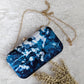 CL0002 - Blue & White Clutch Bag  | Ceylon Batik | Hand Crafted| Accessories| Clutch Bag | Party Wear