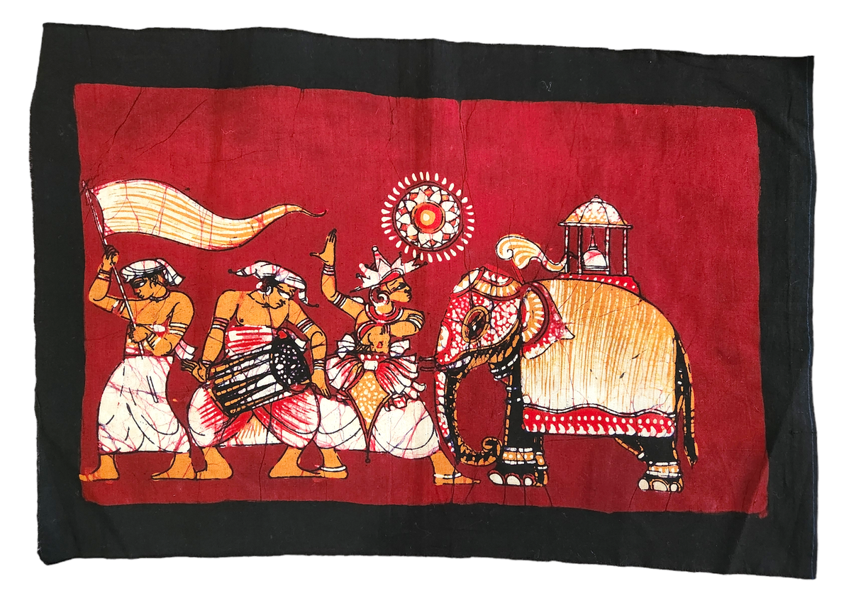 Adoh WA002 Wall Art - Kandy Perahara Red Background – ADOH Canada