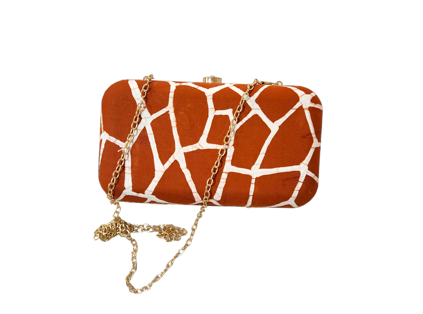 CL0004 - Reddish Clutch Bag  | Ceylon Batik | Hand Crafted| Accessories| Clutch Bag | Party Wear