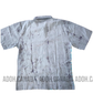 SH702 - Gray Shirt with Blue and Black Design Batik Shirt | Ceylon Batik | Hand Made | Men's Collection | Cotton Shirt | Summer Wear