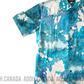 SH464 - Ocean Blue Design Batik Shirt | Ceylon Batik | Hand Made | Men's Collection | Cotton Shirt | Summer Wear