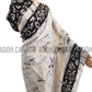 SC0038 Ceylon Batik|Black & White | Silk Saree | Exclusive Designer Wear