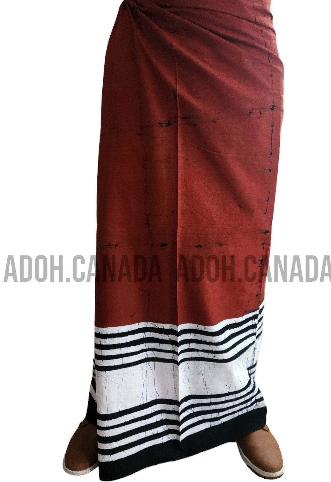 CSA0008 - Brown Cotton Sarong | Ceylon Batik | Hand Made | Men's Collection | Cotton Sarong| Summer Wear | Party Wear