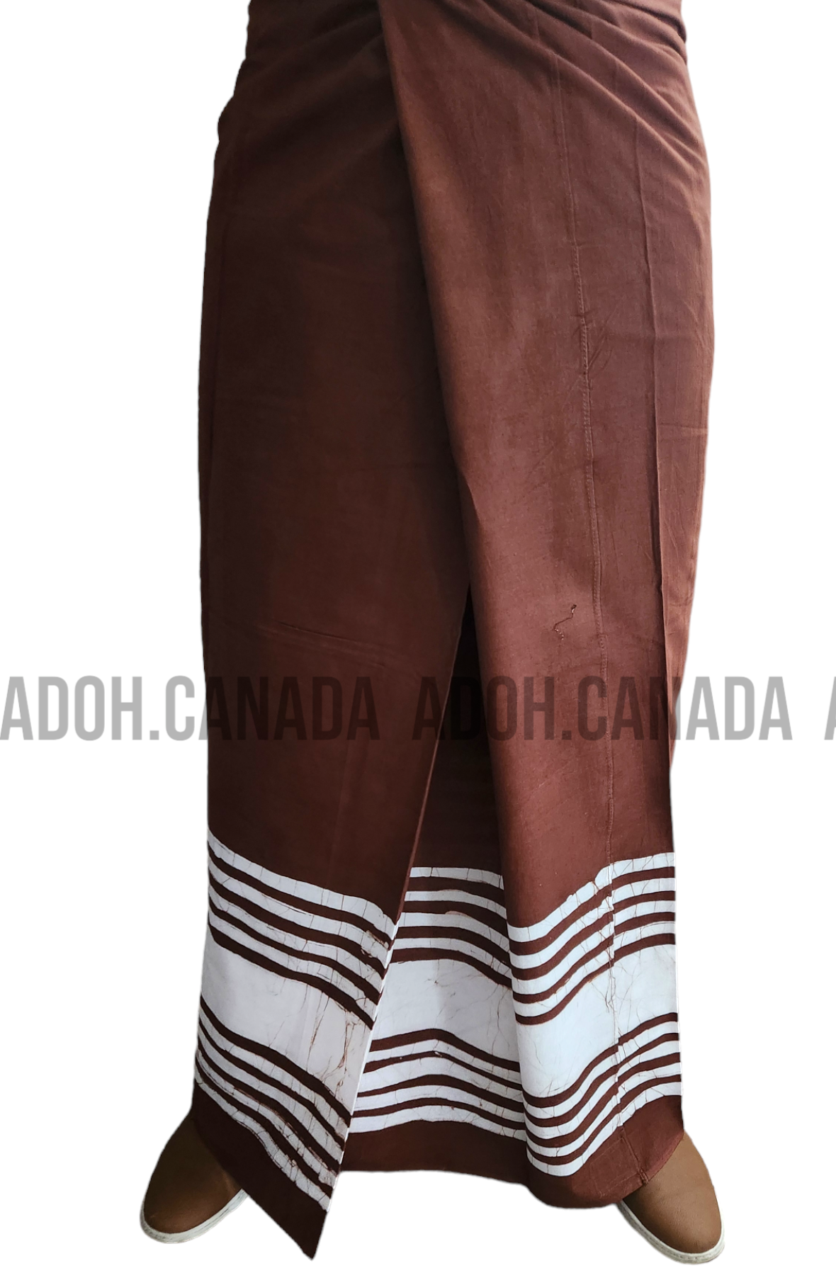 CSA0009 - Brown Cotton Sarong | Ceylon Batik | Hand Made | Men's Collection | Cotton Sarong| Summer Wear | Party Wear