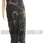 SC0039 Ceylon Batik|Dark Brownish & Off White| Silk Saree | Exclusive Designer Wear