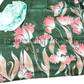 SC0040 Ceylon Batik|Green & Pink| Silk Saree | Exclusive Designer Wear