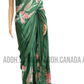 SC0040 Ceylon Batik|Green & Pink| Silk Saree | Exclusive Designer Wear