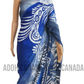 SC0041 Ceylon Batik|Blue & Gray| Silk Saree | Exclusive Designer Wear