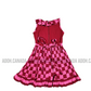 KG0011 - Pink and maroon dress for kid| Ceylon Batik | Hand Made | Kids Collection | Summer Collection | Cotton Dress | Casual wear