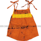 KG0003 - Orange and black dress for kid| Ceylon Batik | Hand Made | Kids Collection | Summer Collection | Cotton Dress | Casual wear