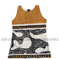 KG0002 - Brown  color kid's dress with black & white designed | Ceylon Batik | Hand Made | Kids Collection | Summer Collection | Cotton Dress | Casual wearì