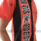 SH1147 - Black and white designed pink Batik Shirt | Ceylon Batik | Hand Made | Men's Collection | Cotton Shirt | Summer Wear