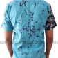 SH1150 - Light Blue and Dark Blue Batik Shirt | Ceylon Batik | Hand Made | Men's Collection | Cotton Shirt | Summer Wear