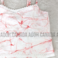 CC0509 - White top with red cracks crop Top Batik | Ceylon Batik | Hand Made | Summer Collection | Cotton Dress | Summer wear