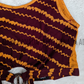 CC0514 -  Maroon and orange designed crop Top Batik | Ceylon Batik | Hand Made | Summer Collection | Cotton Dress | Summer wear