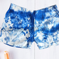 WS007- Blue and white Batik Women's short | Ceylon Batik | Hand Made | Summer Collection | Shorts | Summer Wear | Women's collection