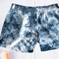 WS004- Dark blue and white Batik Women's short | Ceylon Batik | Hand Made | Summer Collection | Shorts | Summer Wear | Women's collection