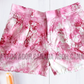 WS006- Pink and white Batik Women's short | Ceylon Batik | Hand Made | Summer Collection | Shorts | Summer Wear | Women's collection