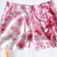 WS006- Pink and white Batik Women's short | Ceylon Batik | Hand Made | Summer Collection | Shorts | Summer Wear | Women's collection