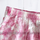 WS006- Pink and white Batik Women's short | Ceylon Batik | Hand Made | Summer Collection | Shorts | Summer Wear | Women's collection