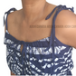 CC0936- Blue Batik Jumpsuit with white design | Ceylon Batik | Hand Made |Summer Collection | Cotton Jump Suit | Summer Wear