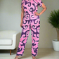 CC0935- Purple and pink designed Batik Jumpsuit | Ceylon Batik | Hand Made |Summer Collection | Cotton Jump Suit | Summer Wear