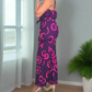 CC0679- Purple and pink designed Batik Jumpsuit | Ceylon Batik | Hand Made |Summer Collection | Cotton Jump Suit | Summer Wear
