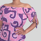 CC0935- Purple and pink designed Batik Jumpsuit | Ceylon Batik | Hand Made |Summer Collection | Cotton Jump Suit | Summer Wear