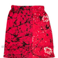 KSA1599 - Hot pink with black cracks designed sarong| Ceylon Batik | Hand Made | Kid's Collection | Cotton Sarong| Summer Wear | Cultural