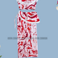 KG1552 - Red and orange designed Lama Saree ( Kids Redda Hatte)| Ceylon Batik | Hand Made | Kids Collection | Summer Collection | Cotton Lama Saree | Kids Redda Hatte | Casual wear