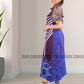 CC1533- Dark purple and blue floral designed Batik Dress| Ceylon Batik | Hand Made |Summer Collection | Cotton Dress | Summer Wear