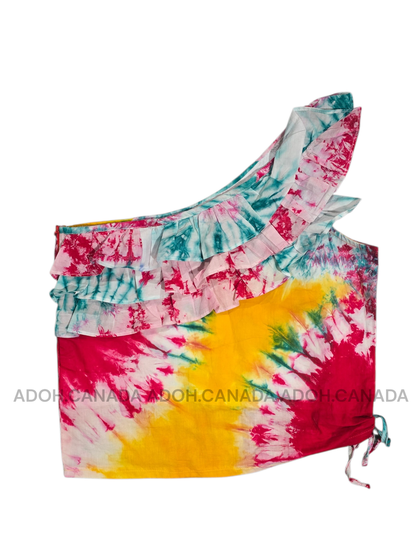 CC0683 - Multi color Batik Crop Top| Ceylon Batik | Hand Made | Summer Collection | Cotton Crop top | Summer wear
