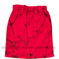 KSA1591 - Red with black cracks designed sarong| Ceylon Batik | Hand Made | Kid's Collection | Cotton Sarong| Summer Wear | Cultural