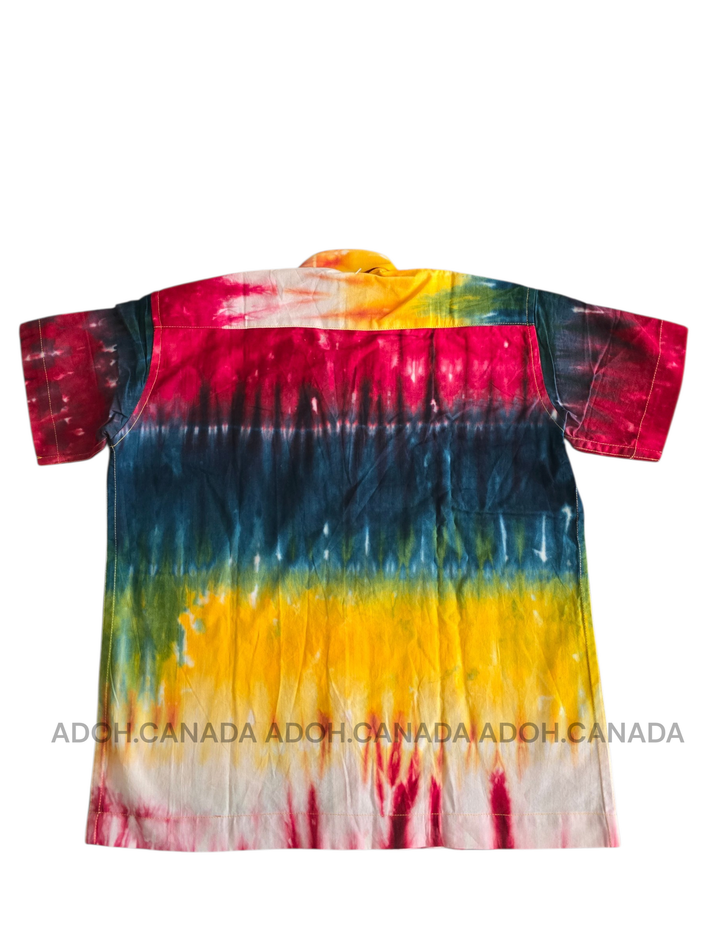 KSH1588 - Multi color designed Batik Shirt | Ceylon Batik | Hand Made | Kids Collection | Kid's Shirt |Cotton Shirt | Summer Wear