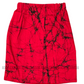 KSA1590 - Red with black cracks designed sarong| Ceylon Batik | Hand Made | Kid's Collection | Cotton Sarong| Summer Wear | Cultural