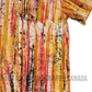 SH0000 -Yellow red black and white designed Batik Shirt | Ceylon Batik | Hand Made | Men's Collection | Cotton Shirt | Summer Wear