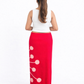 LU1617 - Maroon with baige designed Batik Lungi Skirt |Ceylon Batik | Hand Made | Summer Collection | Cotton Batik Lungi | Traditional Collection