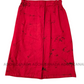 KSA1604 - Red Sarong with Black cracks design| Ceylon Batik | Hand Made | Kid's Collection | Cotton Sarong| Summer Wear | Cultural