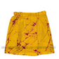 KSA1603 - Yellow with red cracks designed sarong| Ceylon Batik | Hand Made | Kid's Collection | Cotton Sarong| Summer Wear | Cultural
