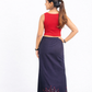 LU1611 - Black with red designed Batik Lungi Skirt |Ceylon Batik | Hand Made | Summer Collection | Cotton Batik Lungi | Traditional Collection