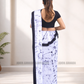 MU1569|Black and white designed Kandyan Made-up|Ceylon Batik| Cotton Kandyan Made-up Saree| Exclusive Designer Wear | Kandyan Made-up