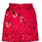 KSA1599 - Hot pink with black cracks designed sarong| Ceylon Batik | Hand Made | Kid's Collection | Cotton Sarong| Summer Wear | Cultural