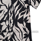 SH1547 -Black and white designed Batik Shirt | Ceylon Batik | Hand Made | Men's Collection | Cotton Shirt | Summer Wear