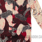 SH1545 -Cream colur shirt with black and red designed Batik Shirt | Ceylon Batik | Hand Made | Men's Collection |Silk Shirt | Summer Wear | Party wear